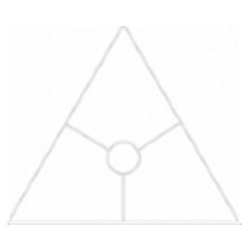30cm Triangle Lampshade Frame
