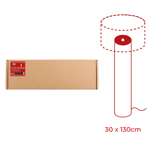 30cm x 130cm High - Floor Lamp Base Making Kit