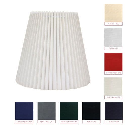 330mm Height X 70 Plts X 20mm - Chic - Accordion Pleated Lampshade Sleeve