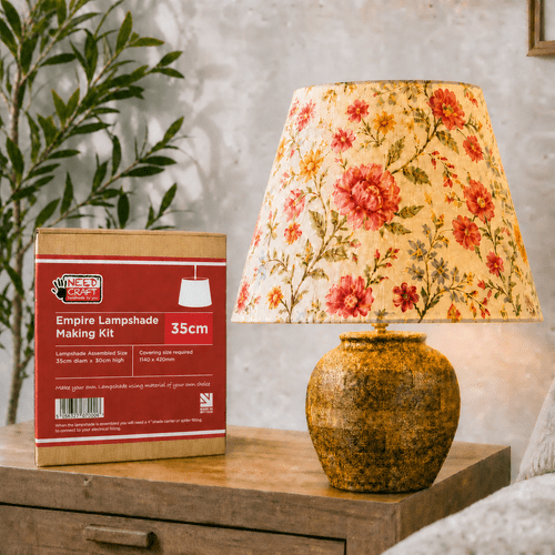 35cm Empire Lampshade Making Kit (Duplex Fitting)