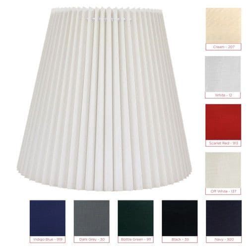 390mm Height X 83 Plts X 20mm -  Chic - Accordion Pleated Lampshade Sleeve