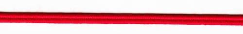 3mm Soutache -Pillar Box Red