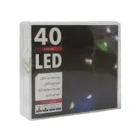 Multicolour 40 LED Fairy Lights - 2 metre - Batteries | Dannells
