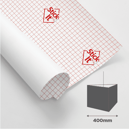 400mm - Square Self Adhesive Panel - 1615mm Length