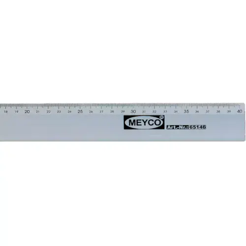 40cm Aluminium Ruler