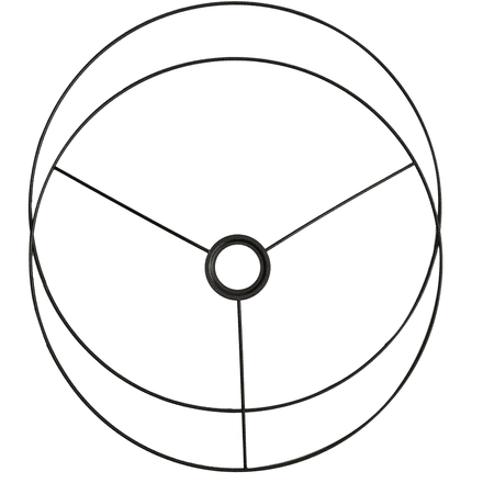 40cm Black Lampshade Ringset