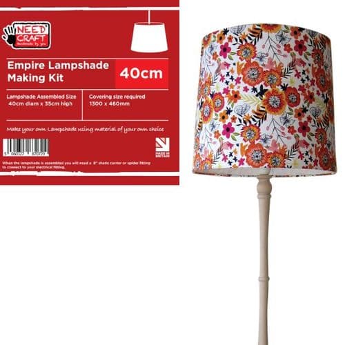 40cm Empire Lampshade Making Kit (Duplex Fitting)