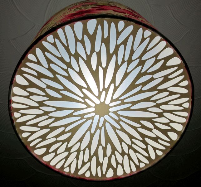 40cm Lampshade Diffuser Floral (2 Part Set)