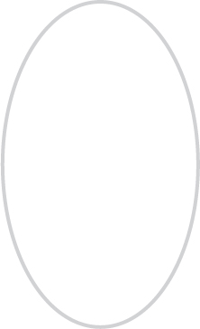 40cm Oval Lampshade Frame / Ringset