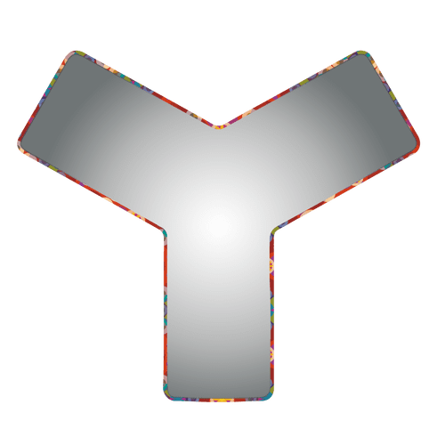 40cm Propeller / Y Frame Lampshade Diffuser - Translucent polypropylene