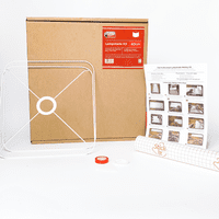 40cm Rounded Square Lampshade Making Kit