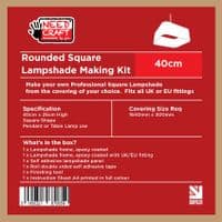 40cm Rounded Square Lampshade Making Kit