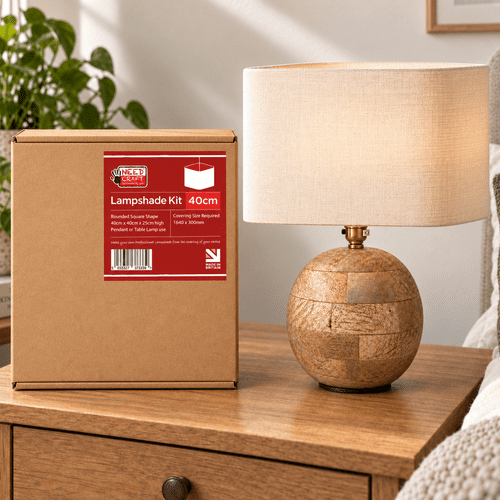 40cm Rounded Square Lampshade Making Kit