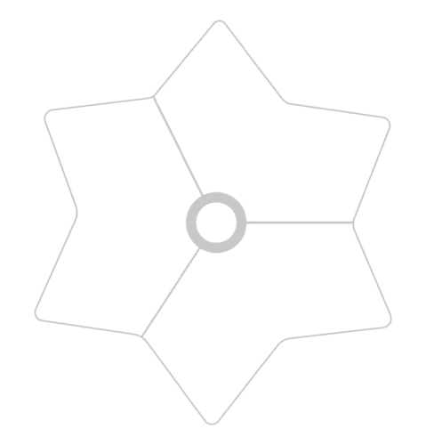 40cm Star Lampshade Ringset