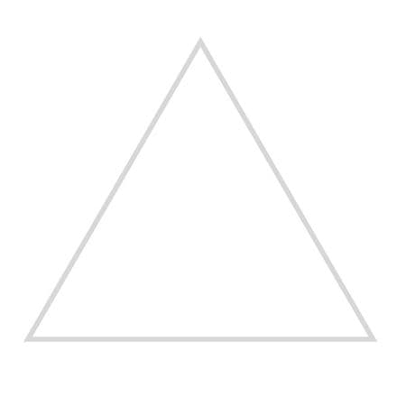 40cm Triangle Florist Metal Wire Frame