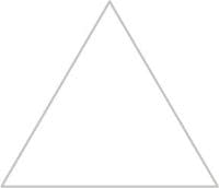 40cm Triangle Lampshade Frame