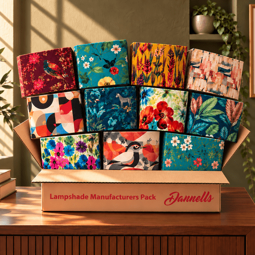 40cm  x 20cm Rectangle Manufacturers Pack -  30 Lampshades ID: 1980