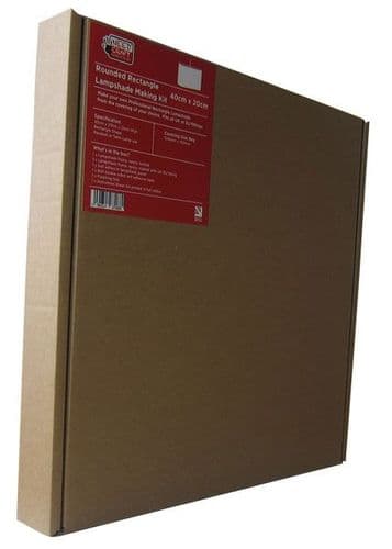 40cm x 20cm Rounded Rectangle Lampshade Making Kit