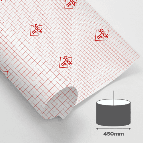 450mm Diameter - Premium Double-Sided Self Adhesive Panel - 1432mm Length ID: 3255