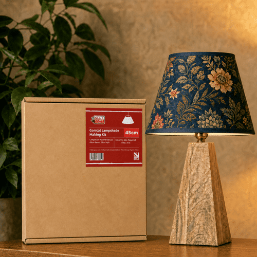 45cm Conical Lampshade Making Kit (Duplex Fitting)