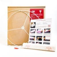 45cm Drum Lampshade Making Kit with US Spider Fitter (1/2