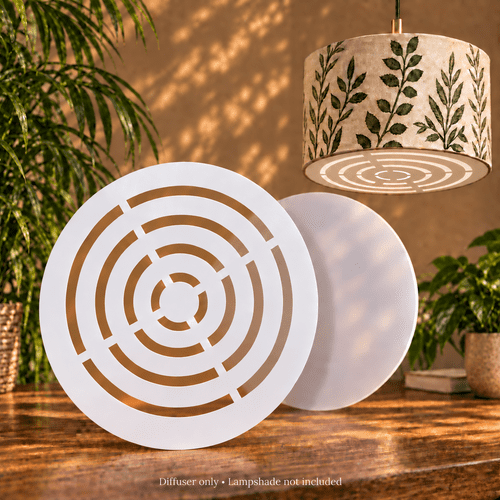 45cm Louvered Lampshade Diffuser - 2 Part Set ID: 995