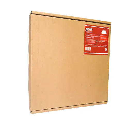 50cm Conical Lampshade Making Kit (Duplex Fitting)