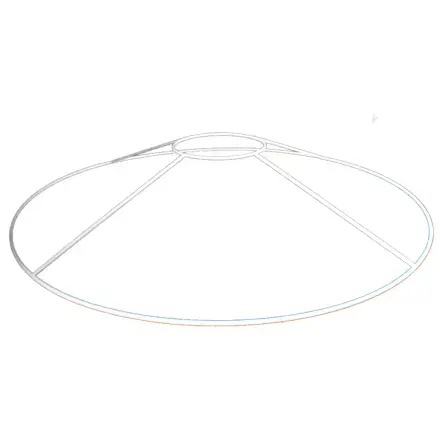 50cm Duplex Top Circular Lampshade Ring