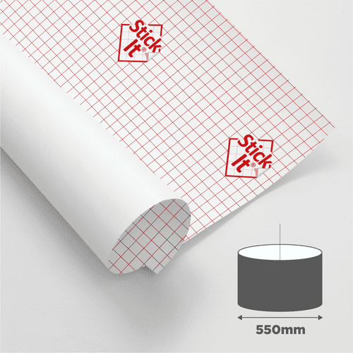 550mm Diameter - Self Adhesive Panel- EXTRA RIGID - 1750mm Length