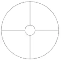 60cm Duplex Top Circular Lampshade Ring