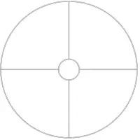 70cm Duplex Top Circular Lampshade Ring