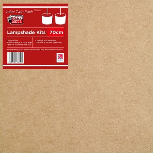 70cm Super Drum Lampshade Making Kit - Twin Pack