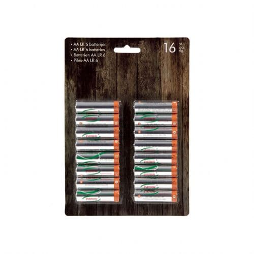 AA  Batteries  Quality Alkaline ( LR6) - 16 Pack