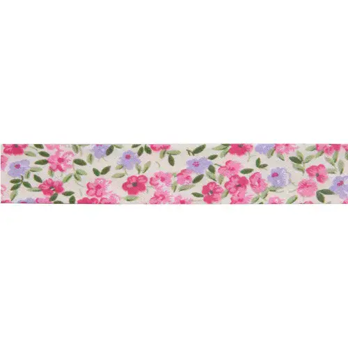 Bias Binding Trim 20mm x 25m (Floral)