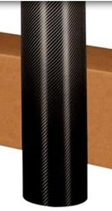 Black Carbon Vinyl 3D  152cm