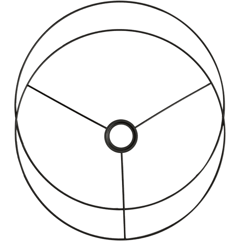 Black Circular Lampshade Ring Sets