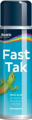 Bostik Fast Tak Adhesive Spray Can Permanent 500ml 30602630