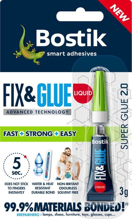 Bostik Fix and Glue Liquid 3g 30614760