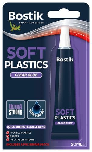 Bostik Soft Plastic Clear Adhesive 20ml 30803650