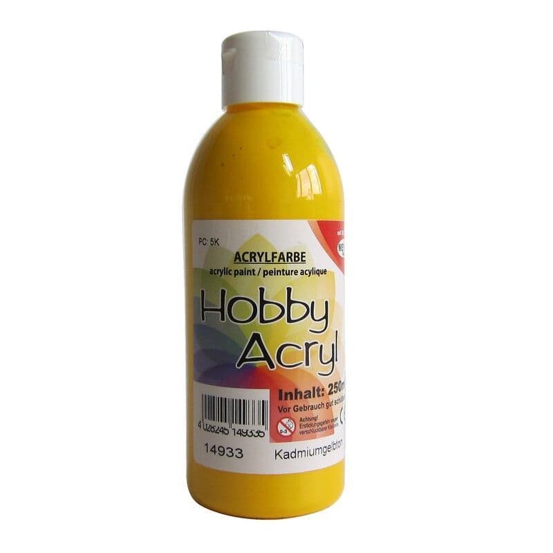 Cadmium Yellow Acrylic Paint 250ml Dannells