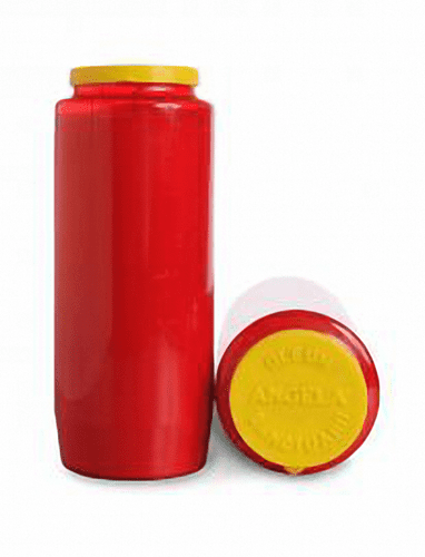 Candle 7 day Remembrance Sanctuary Memorial Light - Red