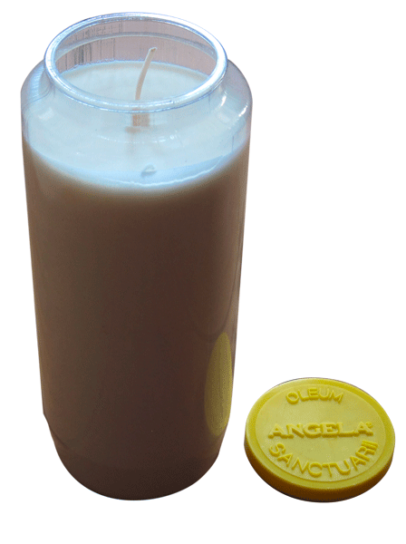 Candle 7day Remembrance Sanctuary Memorial Light - Clear