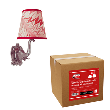 Candle Clip Lampshade Making Kit 2PACK (pair)