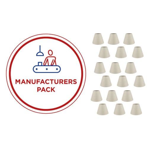 Candle Clip Lampshade Manufacturing Pack - 50 Units
