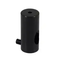 Ceiling Hook With Clamp For Fabric Cables - Black