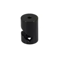 Ceiling or Wall Mount V Hook For Fabric Cables - Black