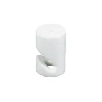 Ceiling or Wall Mount V Hook For Fabric Cables - White