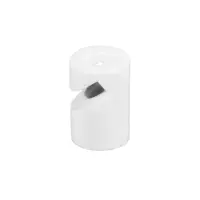 Ceiling or Wall Mount V Hook For Fabric Cables - White