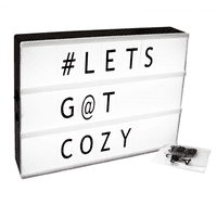 Cinematic Light Box   A4  with  84 Letters and Symbols - Battery Operated