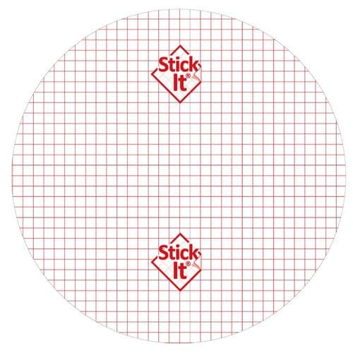 Clock 30cm Self-Adhesive Panel- Round